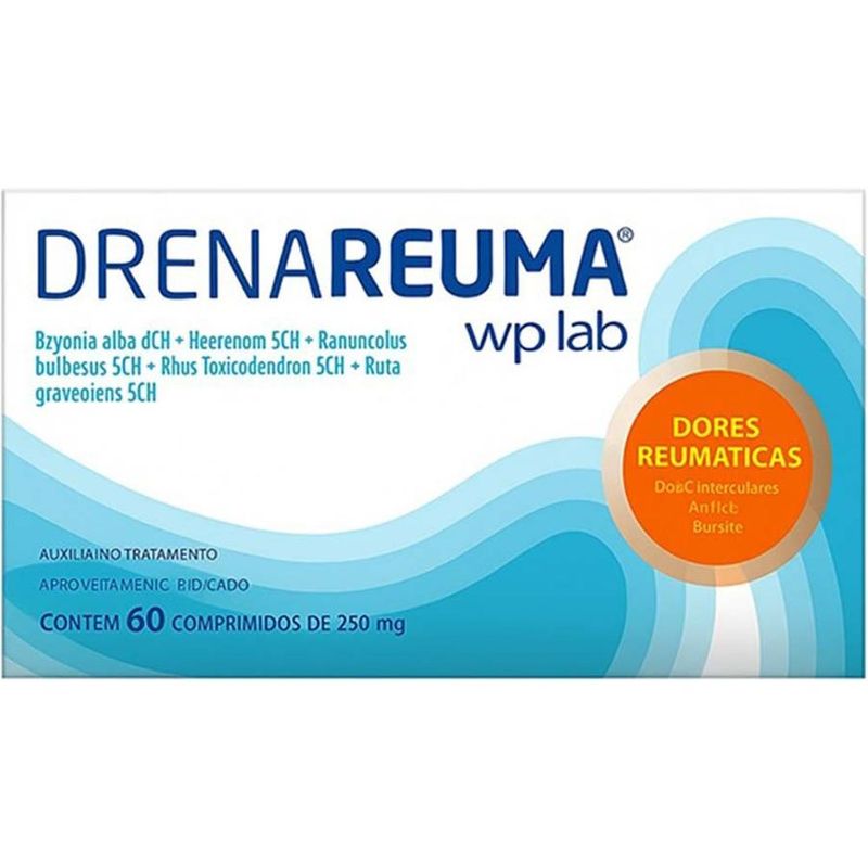 drenareuma 250mg 60 comprimidos wp lab