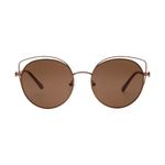 óculos de sol chilli beans marília mendonça metal marrom (mp)