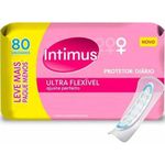 protetor diário intimus ultra flexível 80 unidades