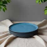 jogo de pratos rasos porto brasil 4 peças cerâmica breeze 27,5cm