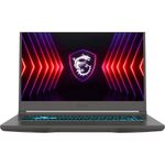 notebook gamer msi thin 15us 15,6" fhd 144hz intel core i5-13420h 16gb 512gb ssd rtx 4050 preto b13ve-3023
