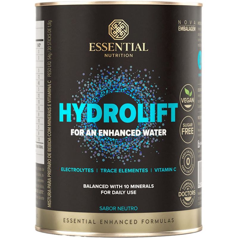 hydrolift essential nutrition sabor neutro 54g