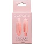 presilha de cabelo océane hair clip rosa 2 unidades