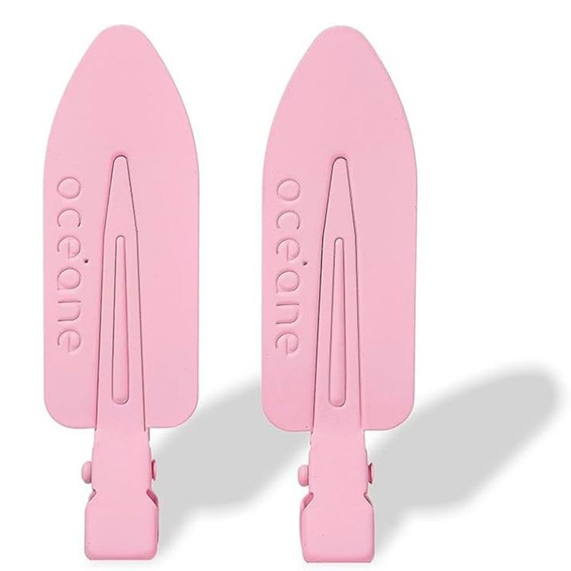 presilha de cabelo océane hair clip rosa 2 unidades