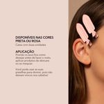 presilha de cabelo océane hair clip rosa 2 unidades