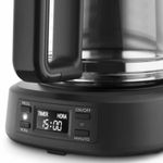 cafeteira elétrica electrolux experience programável com timer inox preta ecm25