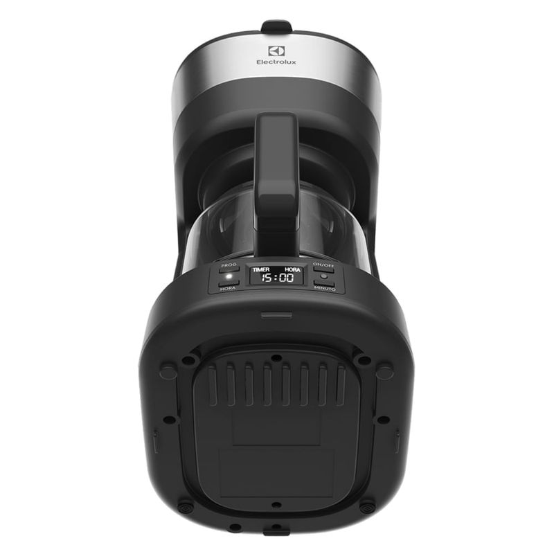 cafeteira elétrica electrolux experience programável com timer inox preta ecm25