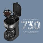 cafeteira elétrica electrolux experience programável com timer inox preta ecm25