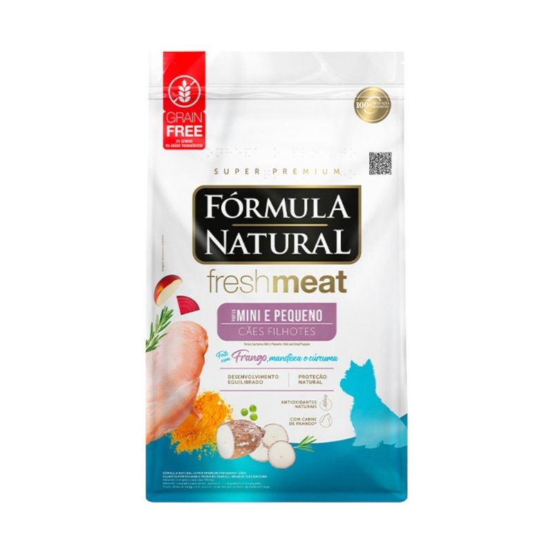ração formula natural fresh meat cães filhote mini 1kg (mp)