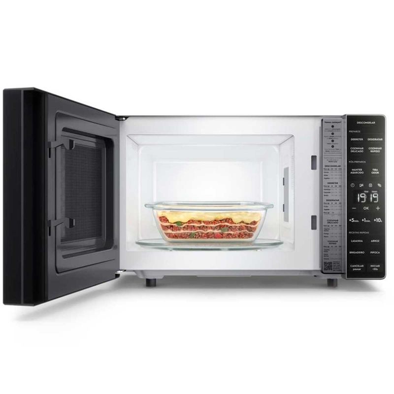 micro-ondas electrolux 23 litros me23s 127v cinza