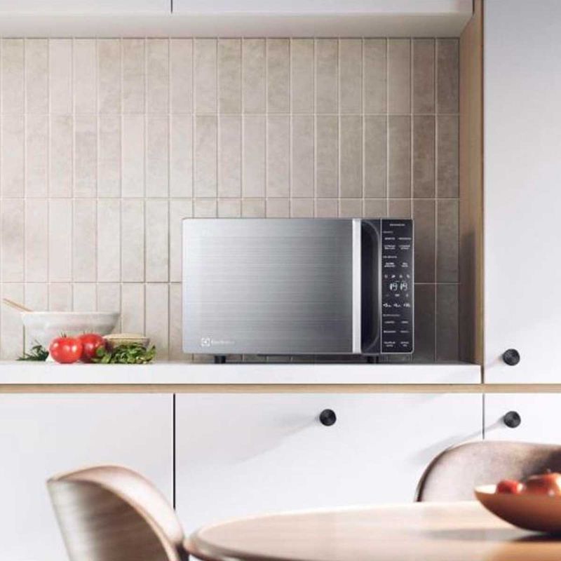 micro-ondas electrolux 23 litros me23s 127v cinza