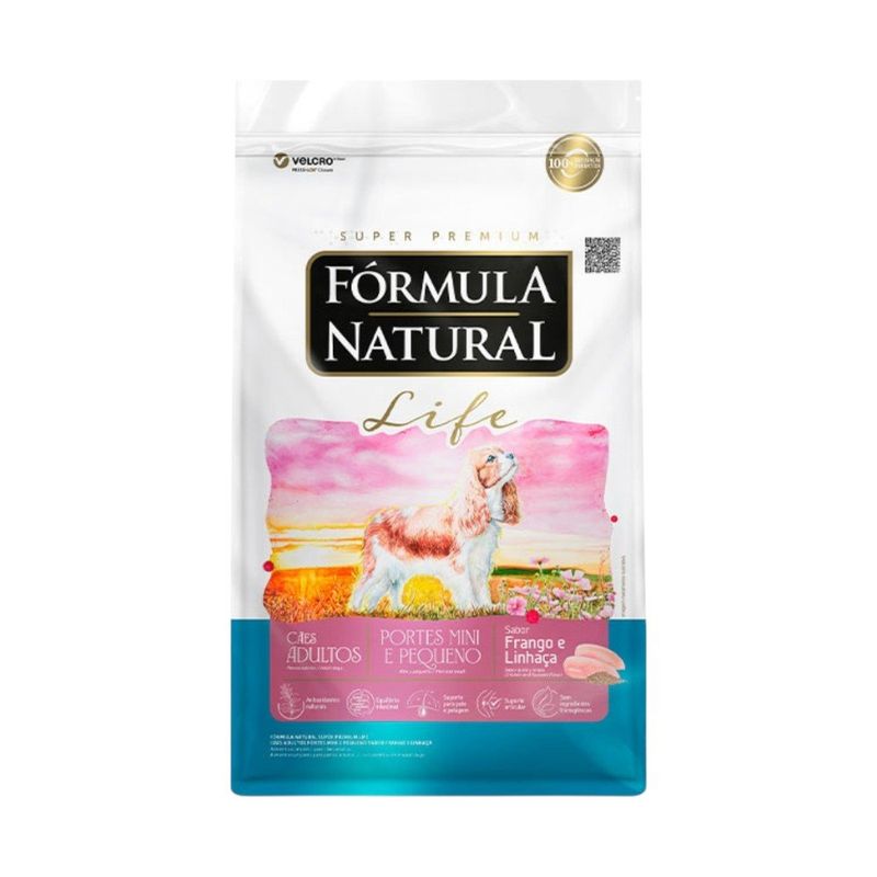 ração formula natural life cães adultos mini 2,5kg (mp)