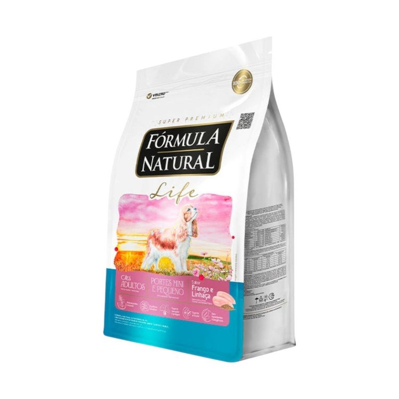 ração formula natural life cães adultos mini 2,5kg (mp)