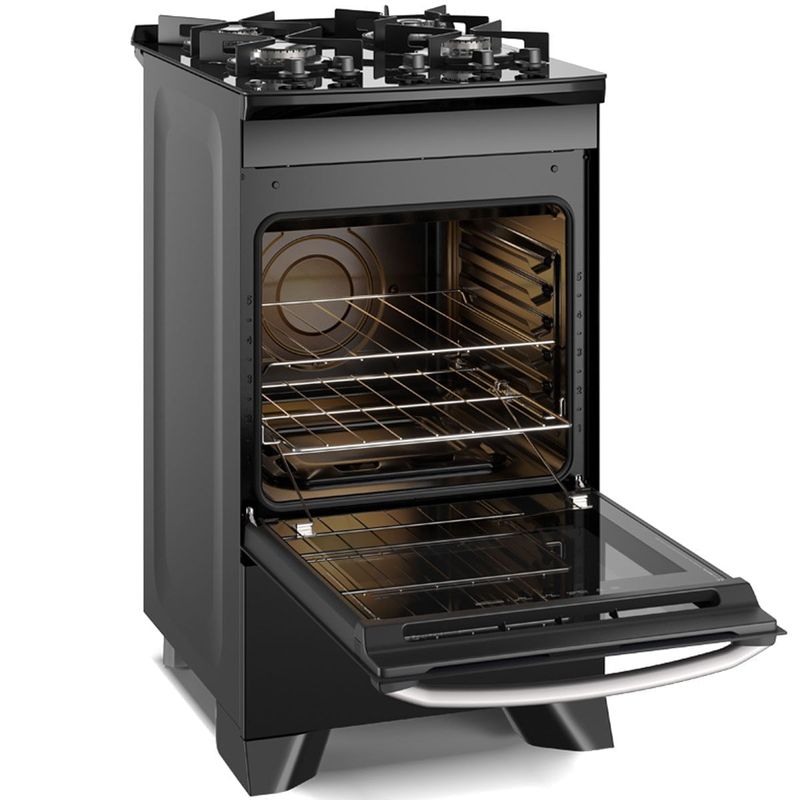 fogão 4 bocas electrolux automático effic preto fe4gp