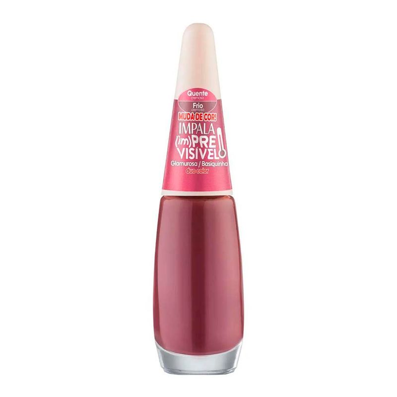 esmalte cremoso impala (im)previsível duo color glamurosa/basiquinha 7,5ml