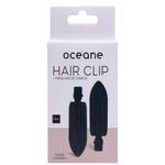 presilha de cabelo océane hair clip preta 2 unidades