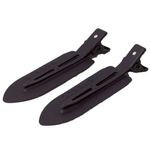 presilha de cabelo océane hair clip preta 2 unidades