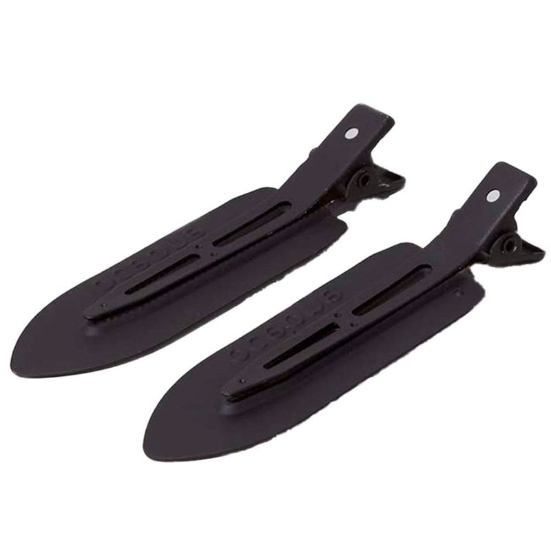 presilha de cabelo océane hair clip preta 2 unidades