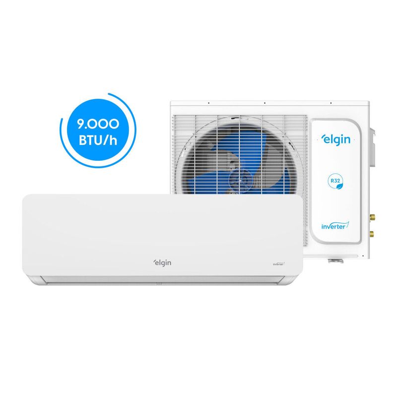 ar-condicionado split 9000 btus elgin high wall eco dream inverter com wi-fi 220v (mp)