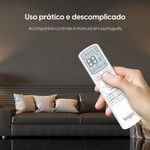 ar-condicionado split 9000 btus elgin high wall eco dream inverter com wi-fi 220v (mp)