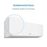 ar-condicionado split 9000 btus elgin high wall eco dream inverter com wi-fi 220v (mp)