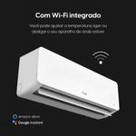 ar-condicionado split 9000 btus elgin high wall eco dream inverter com wi-fi 220v (mp)