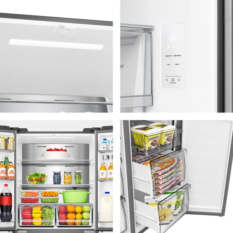 geladeira hisense inverter frost free 456 litros 127v inox rq5p470sei31