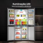 geladeira hisense inverter frost free 456 litros 127v inox rq5p470sei31