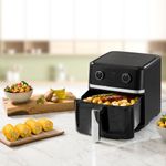 fritadeira elétrica air fryer elgin 8l gran fry 127v 1750w grelha removível (mp)