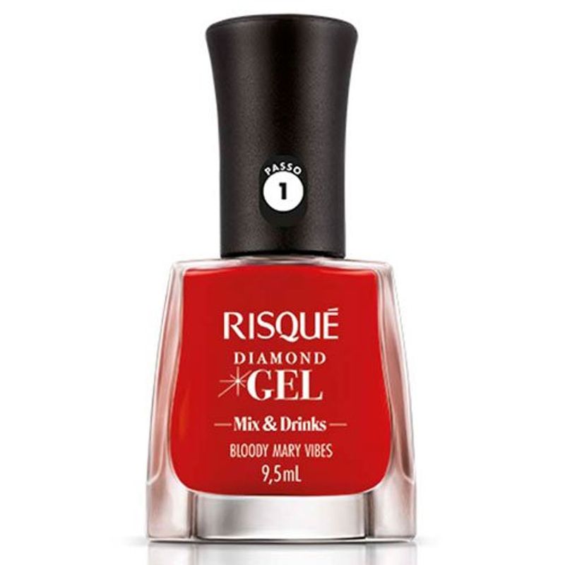 esmalte risqué cremoso diamond gel bloody mary vibes 9,5ml