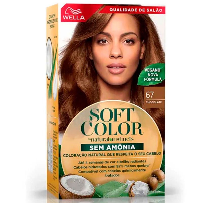 tintura para cabelo soft color 67 chocolate