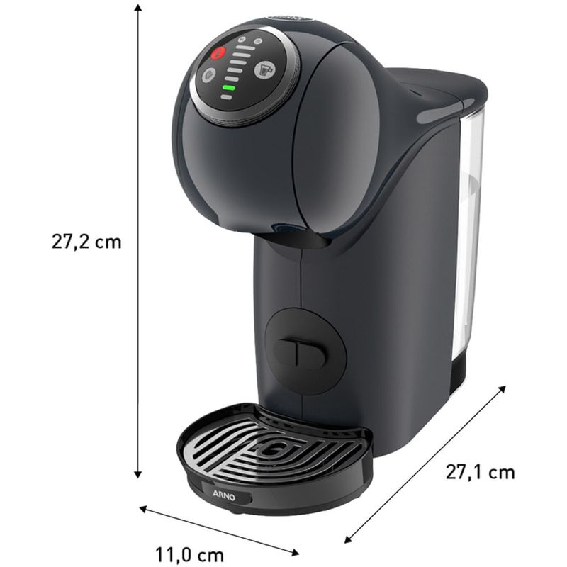 máquina de bebida arno nescafé dolce gusto genio s plus 127v cinza pj340bb1