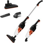 aspirador de pó mondial vertical 2 em 1 turbo cycle a500w preto e laranja ap-40-r