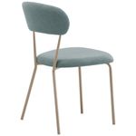 sala de jantar 5 peças aço nobre rubia champagne com off white e verde 5cj4064dc3-bm/1