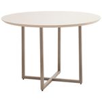 sala de jantar 5 peças aço nobre rubia champagne com off white e verde 5cj4064dc3-bm/1