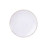 prato sobremesa tramontina rústico em porcelana decorada 21cm marrom (mp)