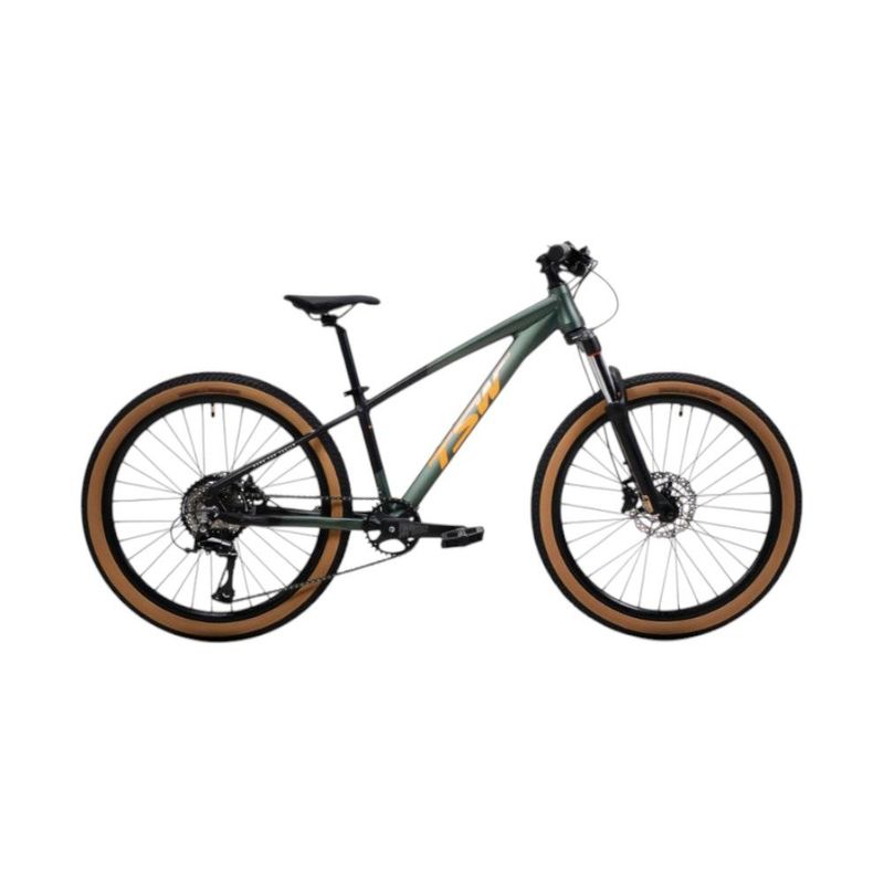 bicicleta jpp tsw hunch altus aro 24 8 velocidades verde e preto (mp)