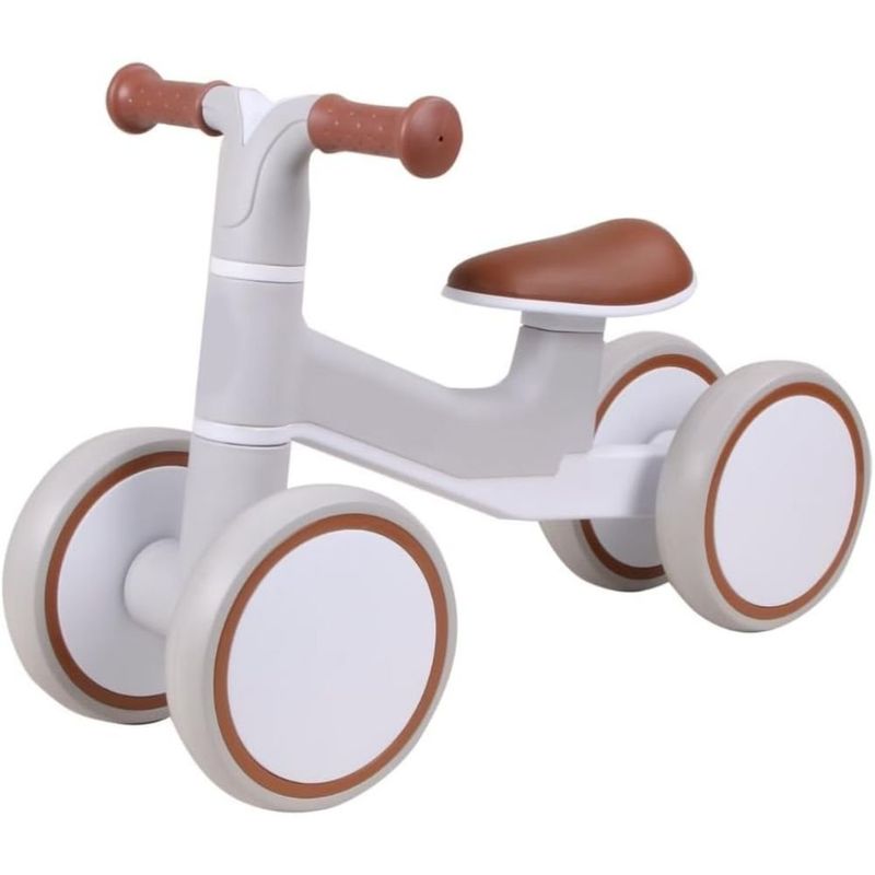 bicicleta infantil de equilíbrio premium baby e-lite rider branco (mp)