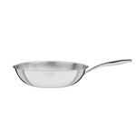 panela wok de aço inox tramontina grano com cabo (mp)