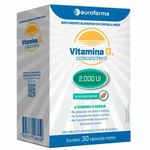 vitamina d 2.000ui 30 cápsulas eurofarma