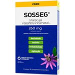 sosseg passiflora incarnata l. 260mg 20 comprimidos revestidos cimed