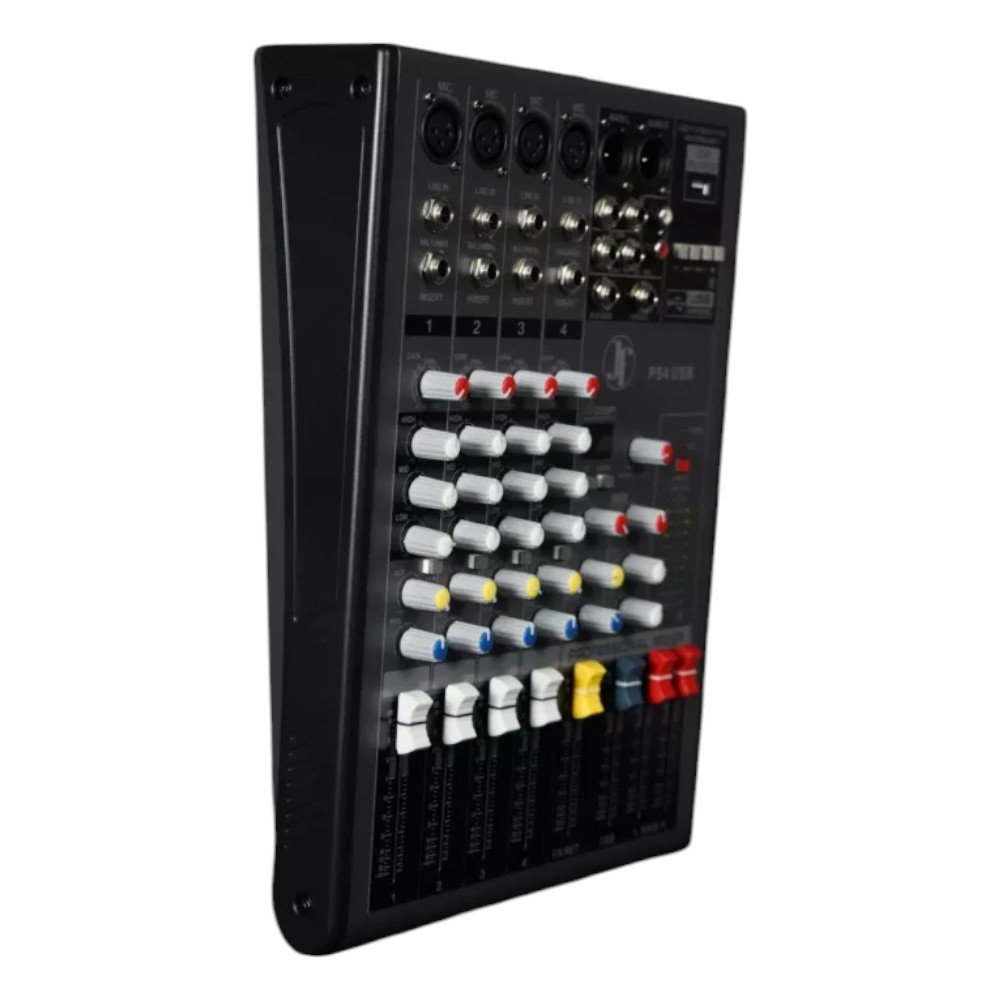 Encontraproduto.com.br - Mesa de Som J&F 4 Canais USB CH4USB PS4USB (MP)