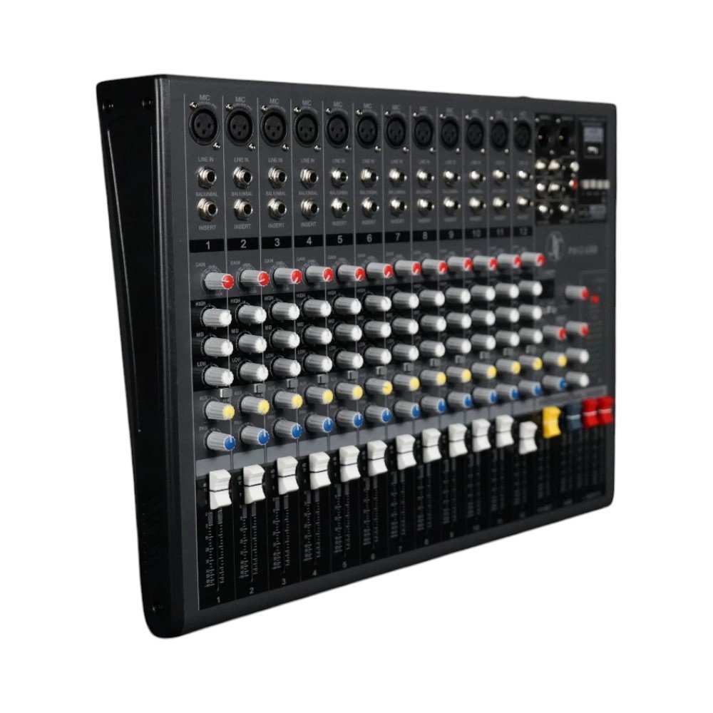 Mesa de Som 12 Canais USB J&F CH12USB PS12USB