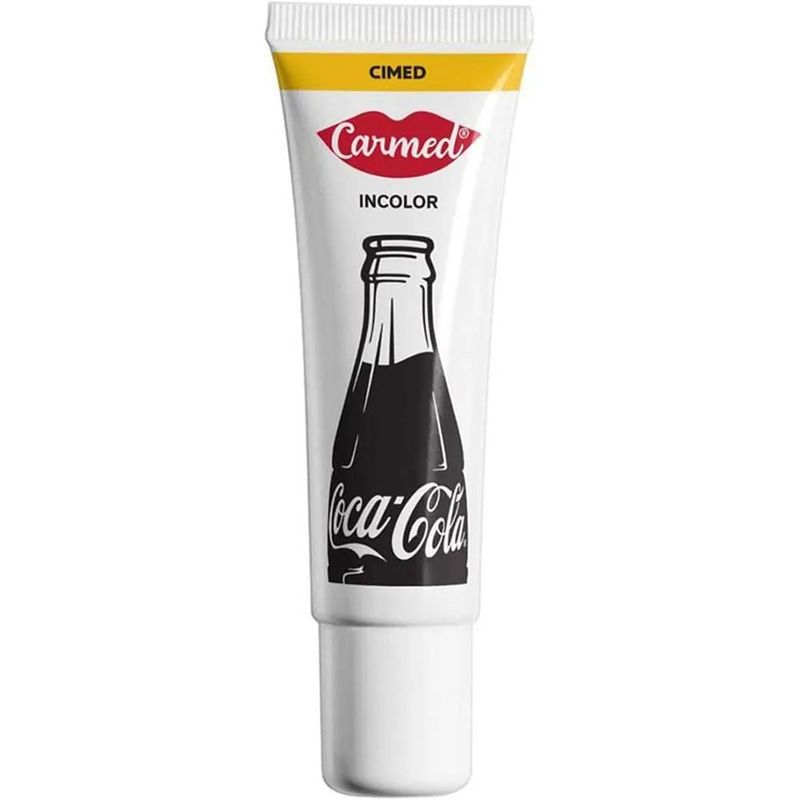 hidratante labial carmed coca cola incolor 10g