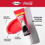 hidratante labial carmed coca cola vermelho 10g