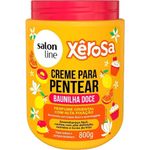 creme para pentear salon line xêrosa baunilha doce 800g