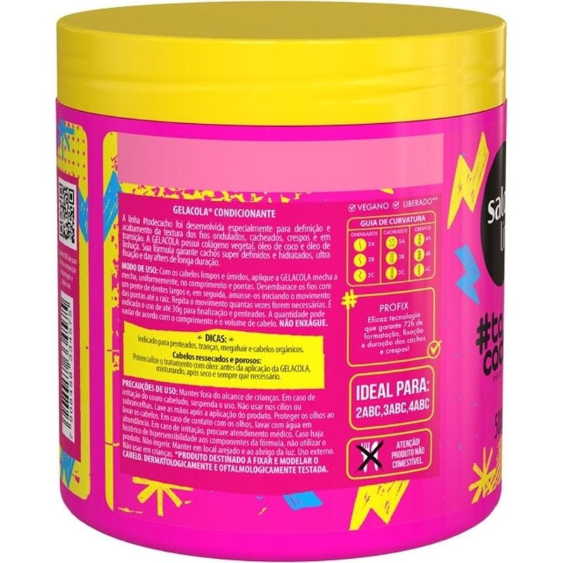 gelacola salon line #todecacho cachos icônicos 500g