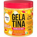 gelatina salon line xêrosa baunilha doce 500g