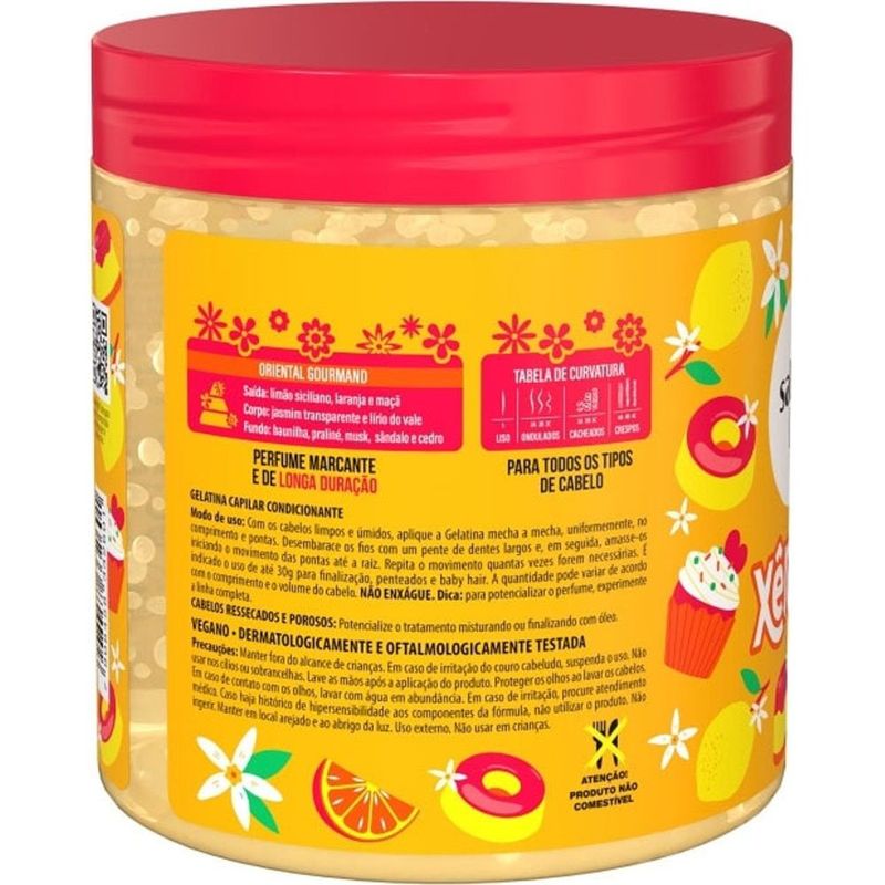gelatina salon line xêrosa baunilha doce 500g