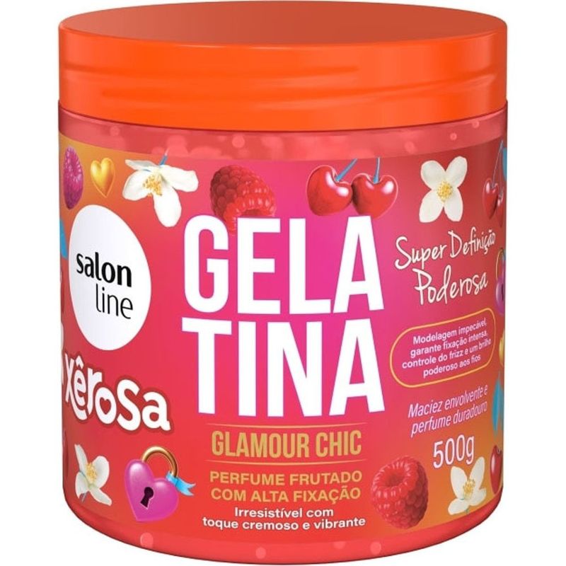 gelatina salon line xêrosa glamour chic 500g
